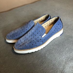 Johnston & Murphy Blue Suede Shoes